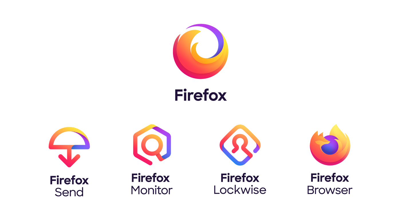 Les nouveaux logos de Firefox