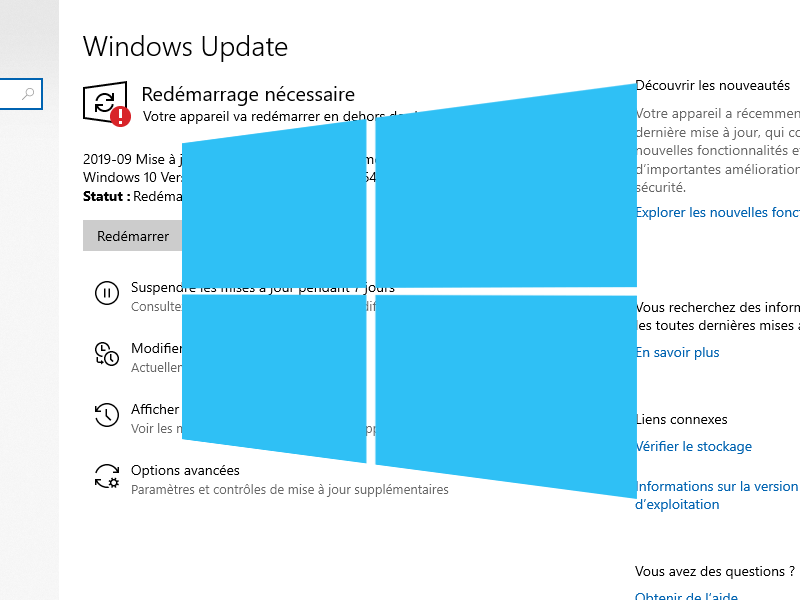 Windows 10 Windows Update mises a jour