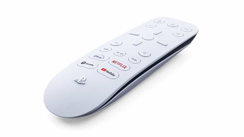 The official remote control for the PlayStation 5